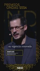 La intro de Jose Luis Sastre en la gala de los Premios Ondas