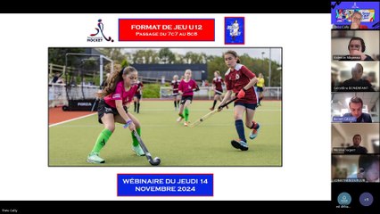 Webinaire Académie du Hockey - Passage des U12 en 8 contre 8