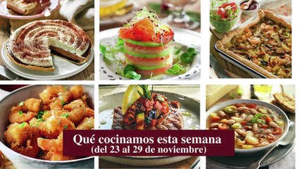 Qué cocinamos del 23 al 29 de noviembre - Cocina Fácil