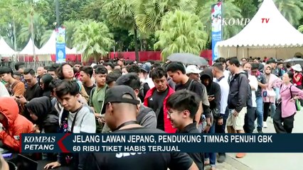 Penuh Antusias! Begini Suasana Pendukung Timnas Penuhi GBK Jelang Laga Lawan Jepang
