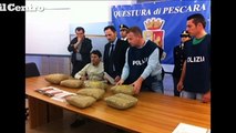 A25, 11 chili di marijuana nascosti nel baccal?: tre arrestati