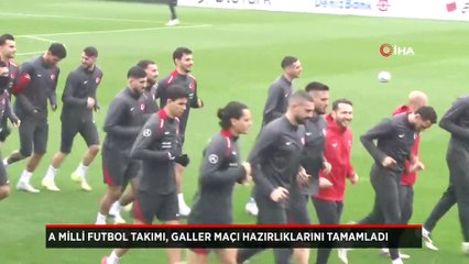 A Milliler, Galler maçı hazırlıklarını tamamladı