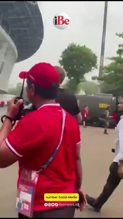 Terpantau: Ole Romeny tiba di GBK Akan Menonton Timnas Indonesia VS Jepang.