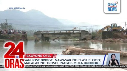Paaralan at iba pang istruktura, nawasak ng malakas na hangin | 24 Oras