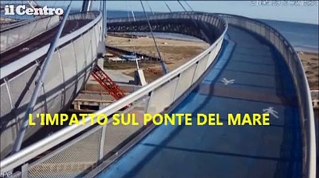 Pescara, draga sul ponte del Mare: l'impatto, le vibrazioni e la paura di ciclisti e pedoni