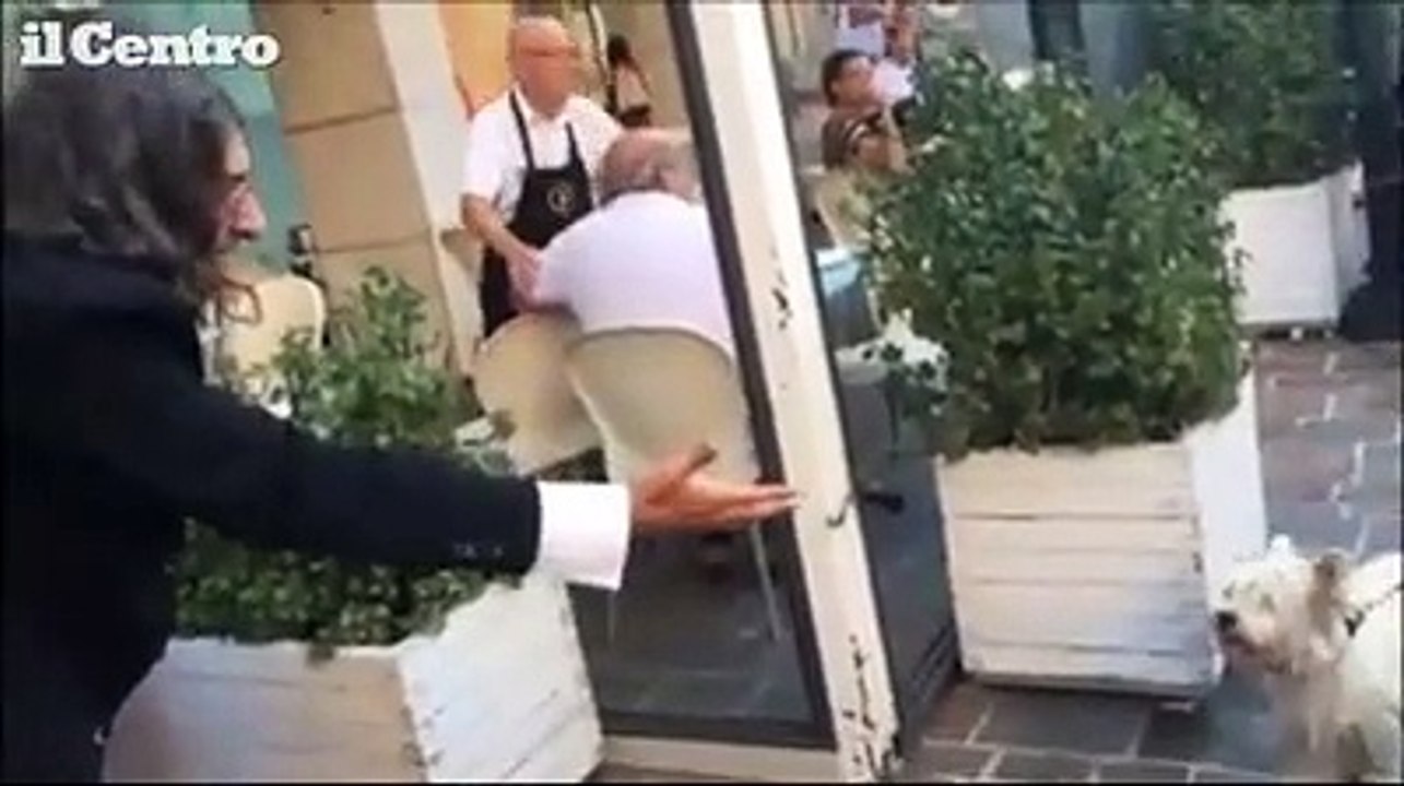 Il blitz pescarese del disturbatore televisivo
