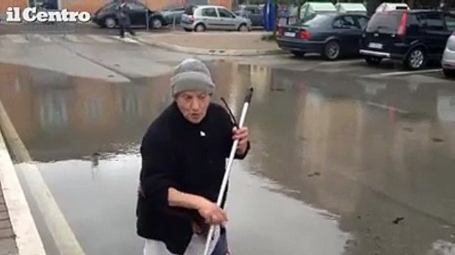 Allagamenti a Pescara, la rabbia di una donna dopo una notte di lavoro