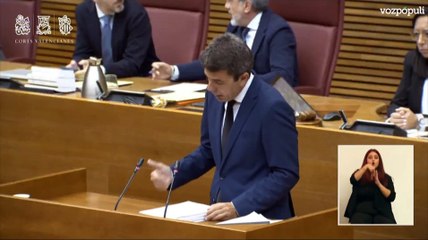 Mazón asegura que no va "eludir responsabilidades"