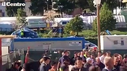 Arquata del Tronto, il papa ai terremotati: "Guardate sempre avanti"