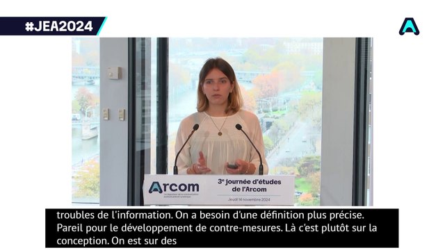 Journée d'études 2024 de l'Arcom : Marion Seigneurin