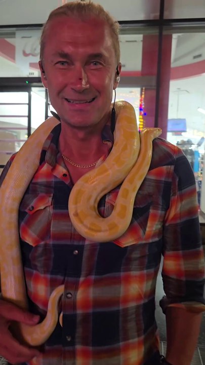 🇺🇸 I Posed with a Giant Snake on Hollywood Blvd –  You Have to See This! 🐍🎬
