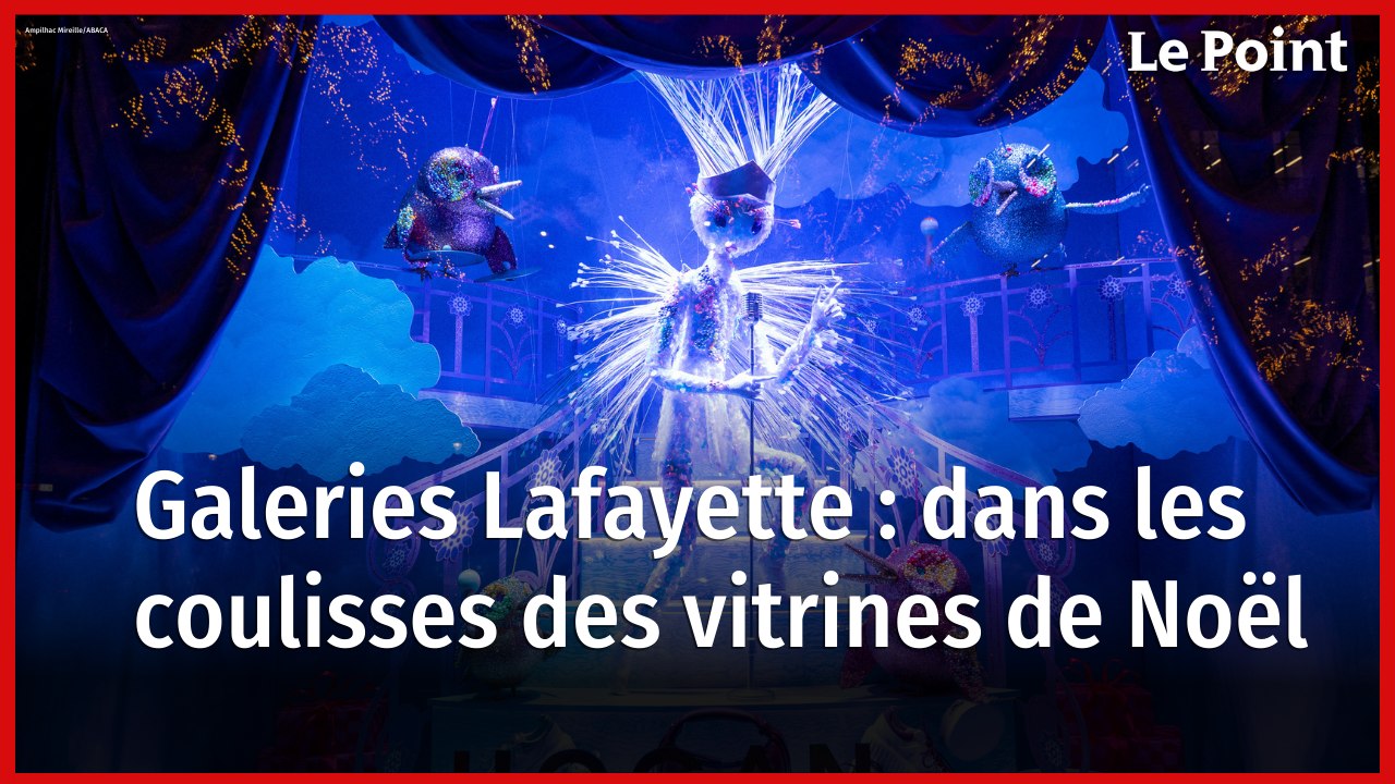 Immersion dans les coulisses des vitrines de Noël des Galeries Lafayette