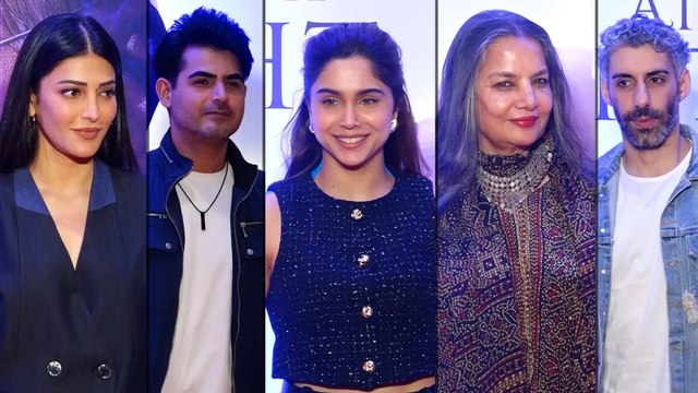 Sharvari, Shruti Haasan, Shabana Azmi, Omkar Kapoor & Others At 'The Freedom At Midnight' Screening