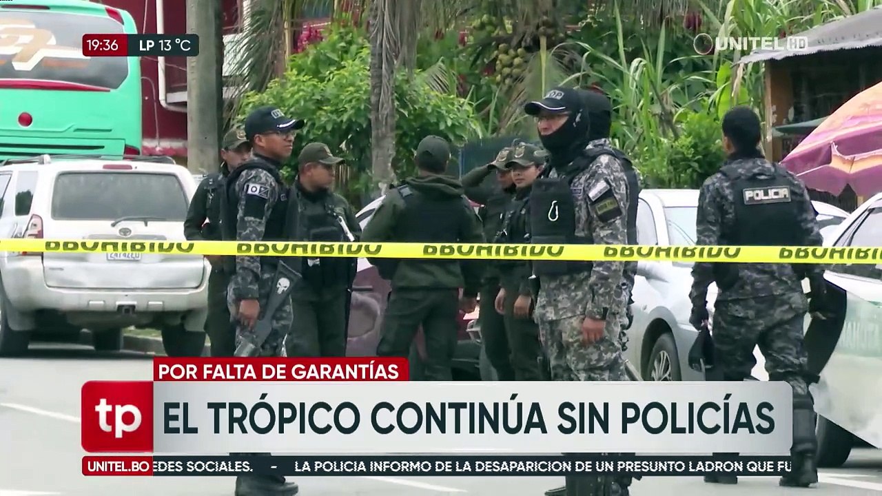El trópico de Cochabamba sigue sin policías, desde el Comando dicen que se debe precautelar la integridad de los efectivos