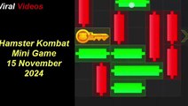 15 November 2024 Hamster Kombat Daily Mini Game Puzzle