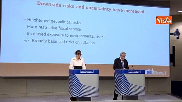 Gentiloni: Crescita moderata, ma debito sale, piu' rischi per peggioramento economia