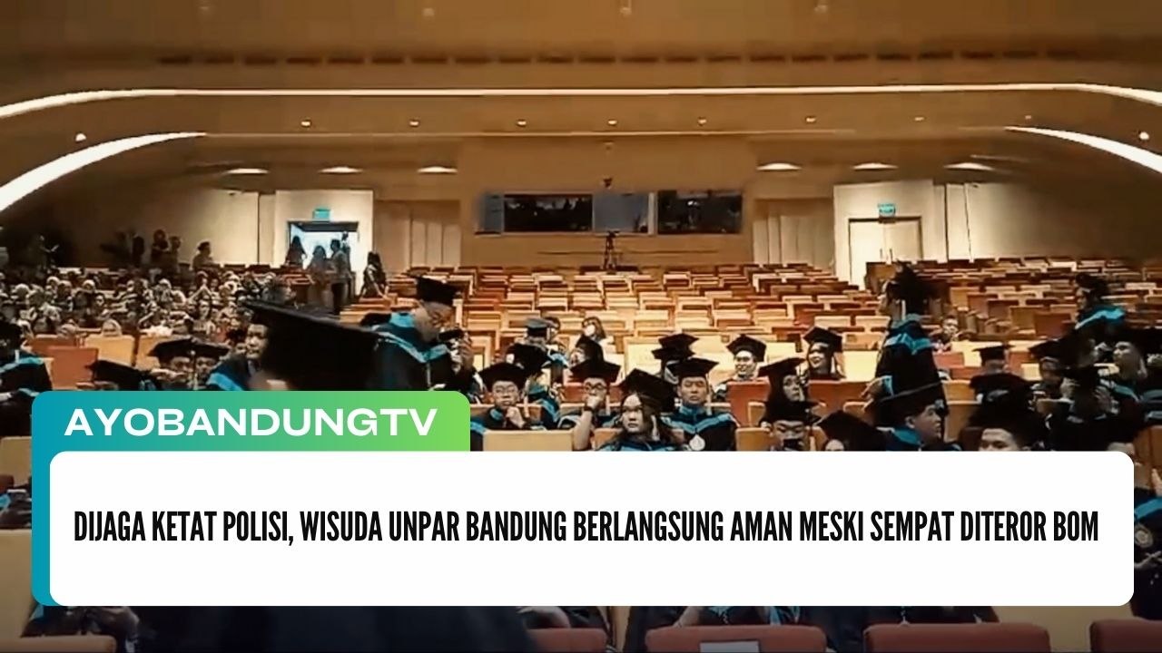 Dijaga Ketat Polisi, Wisuda Unpar Bandung Berlangsung Aman Meski Sempat Diteror Bom