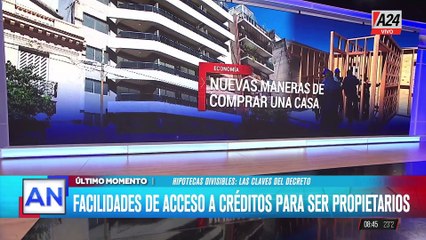 El gobierno argentino ha lanzado un nuevo decreto que permite las hipotecas divisibles