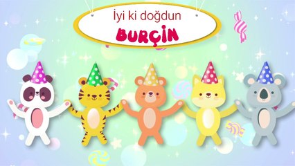 İyi ki doğdun BURÇİN - İsme Özel Doğum Günü Şarkısı (FULL VERSİYON) (REKLAMSIZ)