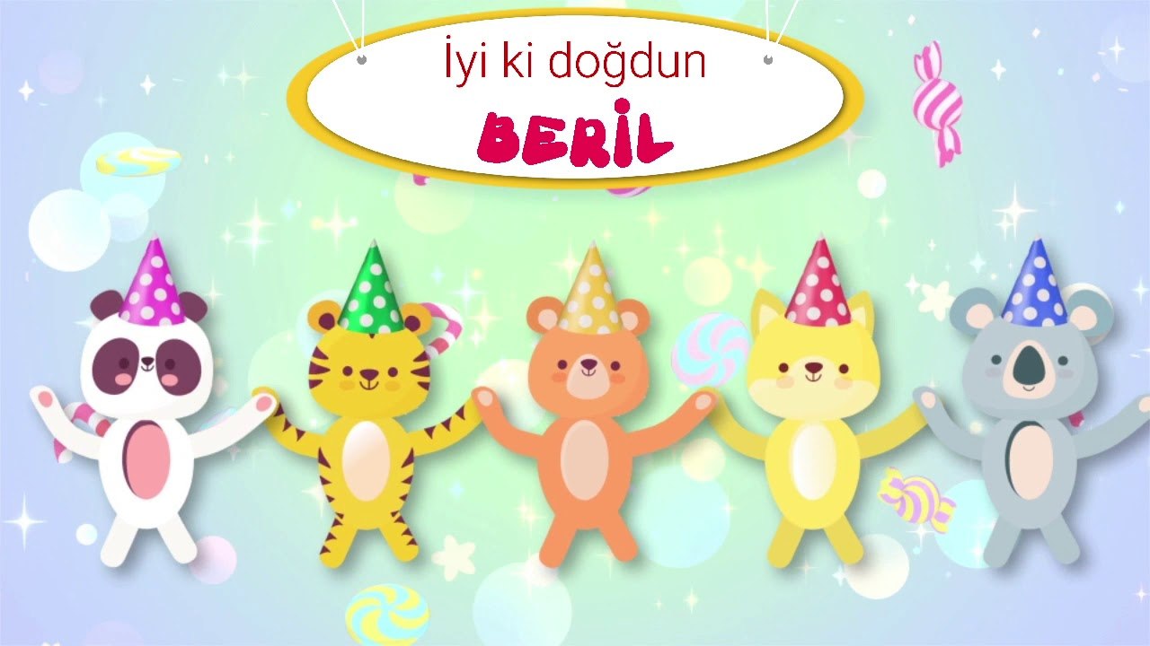 İyi ki doğdun BERİL - İsme Özel Doğum Günü Şarkısı (FULL VERSİYON) (REKLAMSIZ)