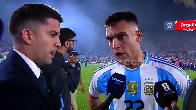 Se cometieron errores : Lautaro Martínez reconoció las falencias en la derrota de Argentina ante Paraguay