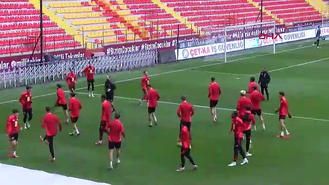 A Milli Takım, Galler maçının İstanbul'daki hazırlıklarını tamamladı