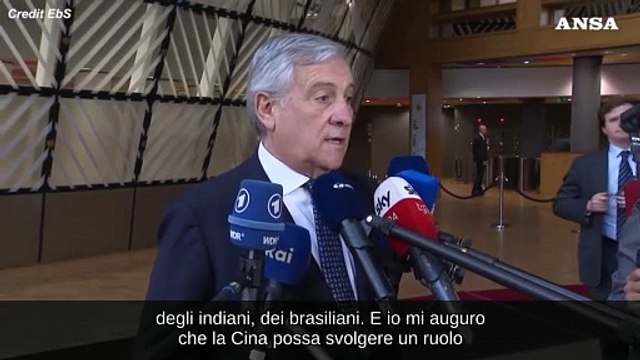 Ucraina, Tajani: La nostra posizione sull'uso delle armi non cambia