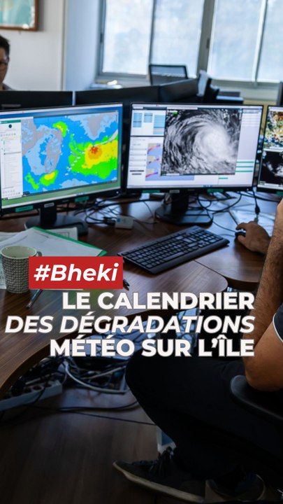 Bheki : Le calendrier des dégradations météo à La Réunion