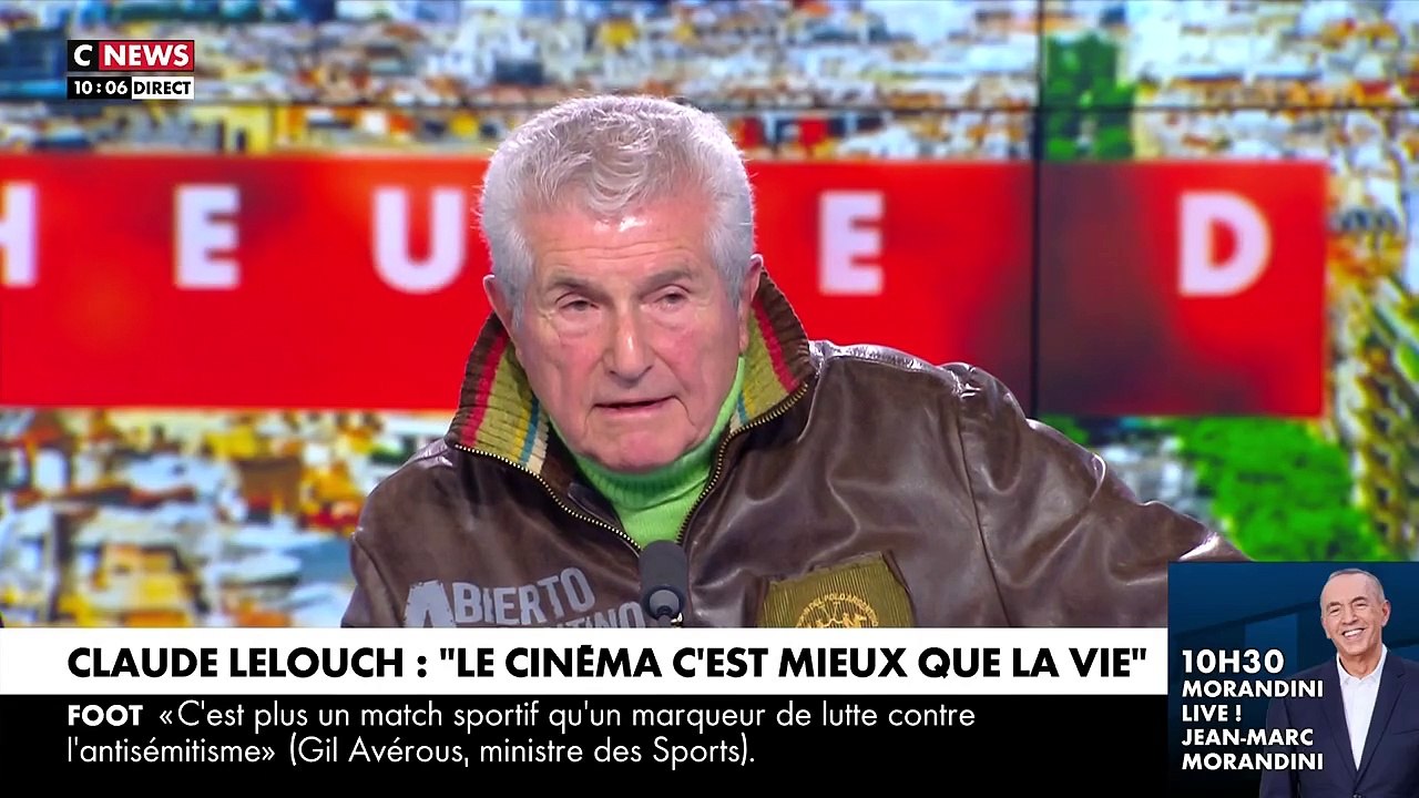 Claude Lelouch s'explique après ses propos polémiques sur les femmes dans "L'heure des pros" sur CNews