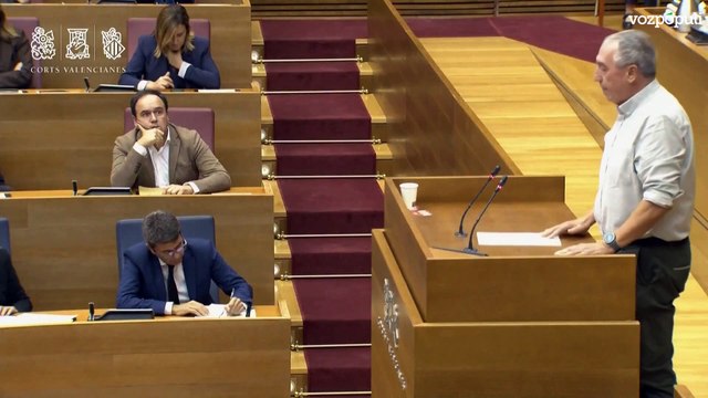 Baldoví, a Mazón: ¿Duerme por las noches?