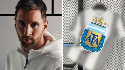 Messi y Argentina presumen camiseta de lujo de la Albiceleste