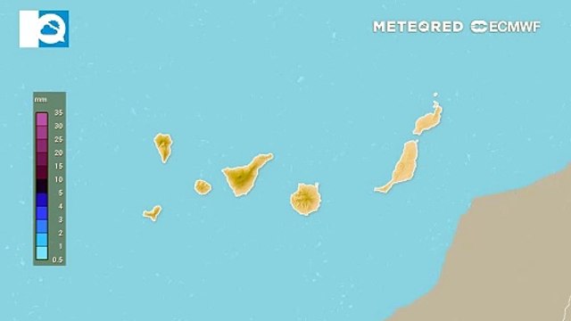 La borrasca se acerca a Canarias y dejará lluvias fuertes
