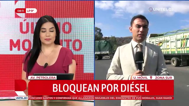 Transportistas instalan un nuevo bloqueo en Cochabamba exigiendo diésel