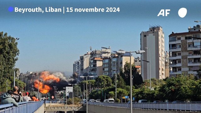 Liban : séries de frappes israéliennes sur la banlieue sud de Beyrouth