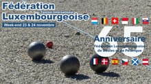 Tournoi international triplette : 65 ans de la Fédération Luxembourgeoise de Pétanque