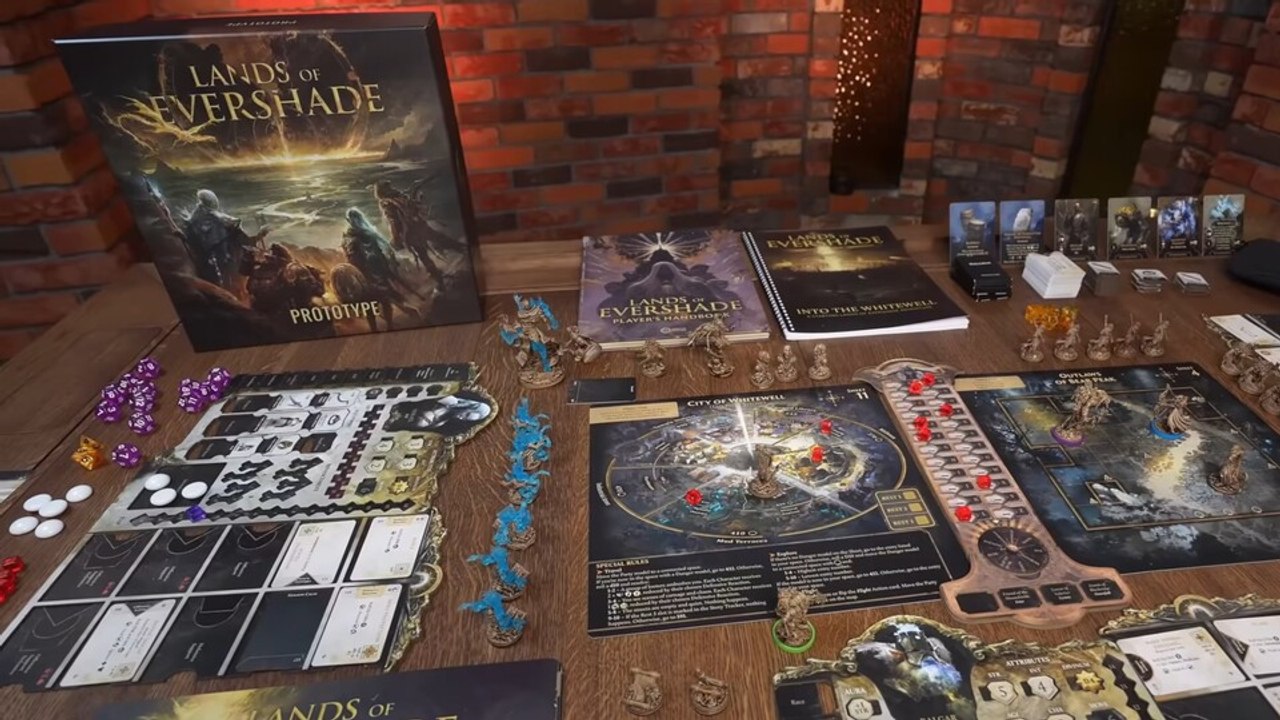 Lands of Evershade: Brettspiel und Rollenspiel in einem - Trailer zeigt, wie das funktioniert