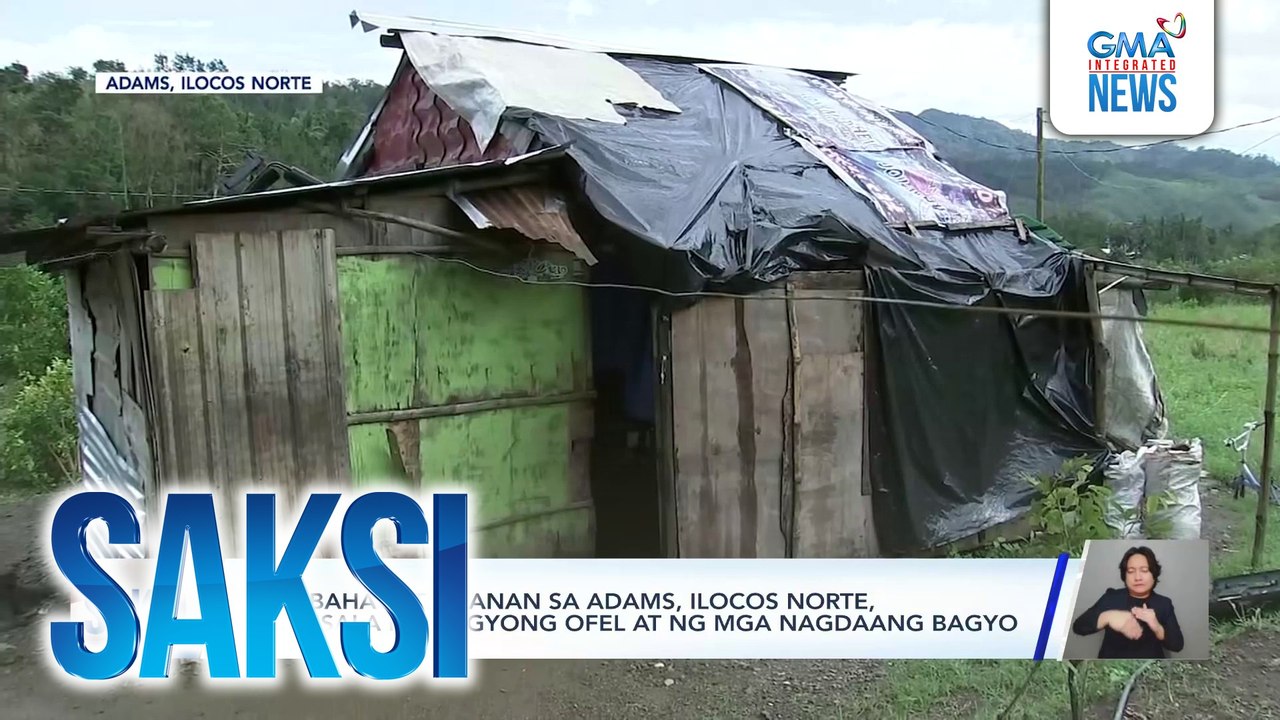Mga bahay at daanan sa Adams, Ilocos Norte, napinsala ng Bagyong Ofel ...