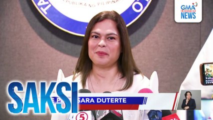 VP Sara Duterte, magpapadala lang ng affidavit at hindi pa rin dadalo sa pagdinig ukol sa confi funds | Saksi