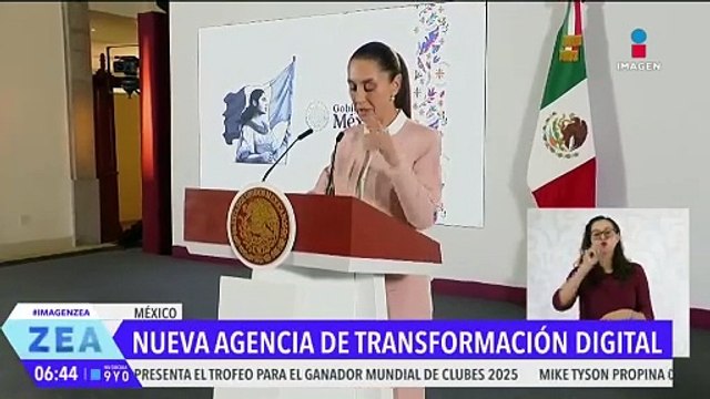 La presidenta Sheinbaum presentó la nueva agencia de transformación digital