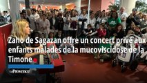 Zaho de Sagazan à la rencontre des enfants atteints de mucoviscidose à l’hôpital de la Timone