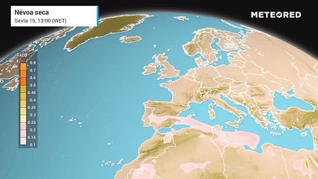 Poeiras do Saara chegaram hoje a Portugal e ficarão em suspensão nos próximos dias