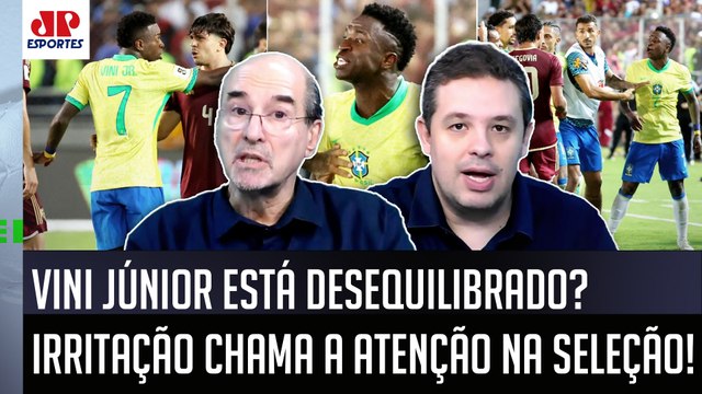O Vinicius Júnior TÁ XINGANDO, RECLAMANDO DE TUDO! Pra mim, ele... OLHA esse DEBATE sobre Seleção!