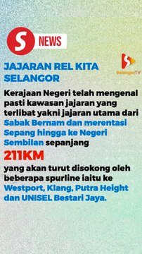 Selangor Budget 2025: Main alignment for Kita Selangor Rail project identified, says MB