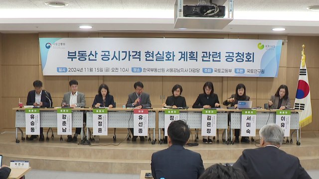 내년 부동산 공시가격, 시세 변동만 반영할 듯...현실화율 2년 연속 동결 무게 / YTN