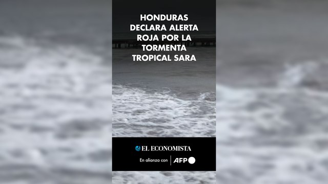 Honduras declara alerta roja por la tormenta tropical Sara