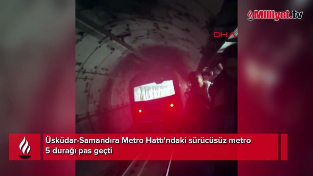 Üsküdar-Samandıra metrosu 5 durakta durmadı! Yolcular korku dolu anlar yaşadı