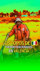 los topos de mx fueron ovacionados por sus labores en valencia