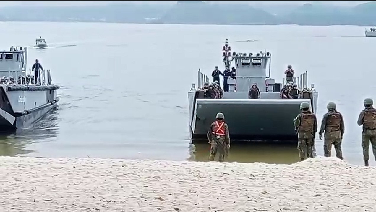Vídeo Fuzileiros Navais realizam treinamento ligado à segurança dos Líderes do G20