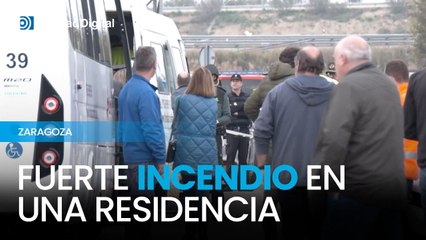 Mueren diez personas en un incendio en una residencia de Zaragoza