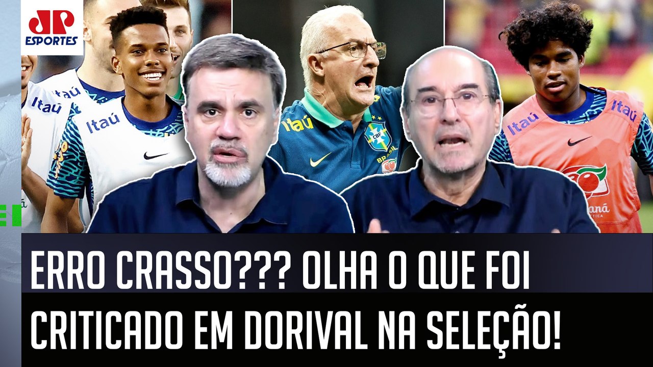 "POR QUE ISSO, CARA??? O Dorival TÁ ME DANDO A IMPRESSÃO que..." OLHA o que foi CRITICADO na Seleção